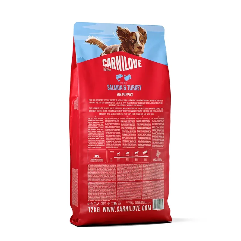 Nourriture Active Pour Chiots Au Saumon Et à La Dinde 12kg de Carnilove – photo produit 2 sur 2