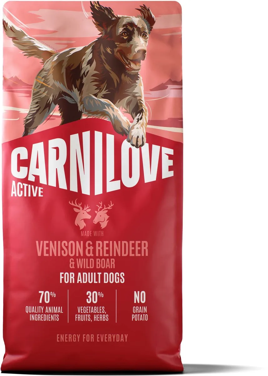 active adult all breeds venison / reindeer / wild boar de Carnilove – photo produit