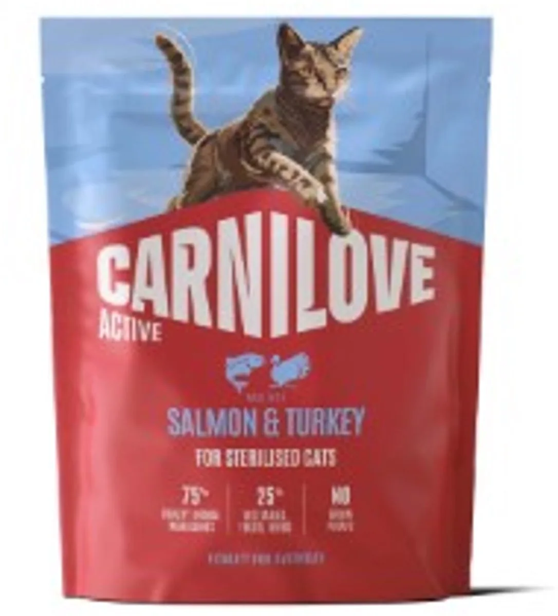ACTIVE - Cat - Salmon & Turkey for Sterilised Adult All Breeds 400g von Carnilove – Produktfoto