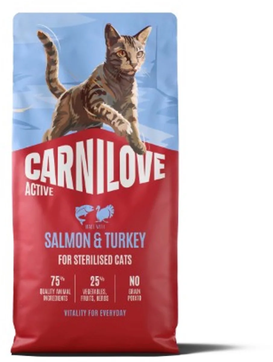 ACTIVE - Cat - Salmon & Turkey for Sterilised Adult All Breedss 2 kg von Carnilove – Produktfoto