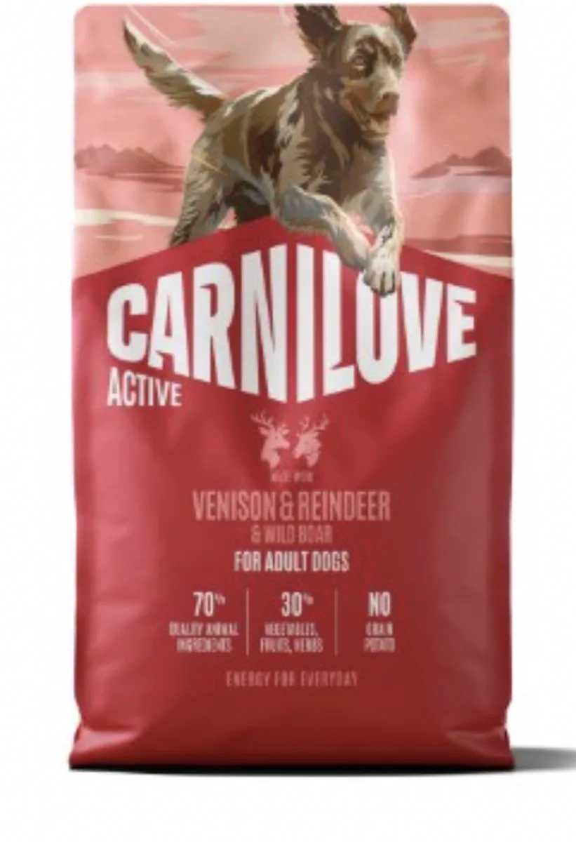 Active Hert, Rendier en Wild Zwijn van Carnilove – productfoto