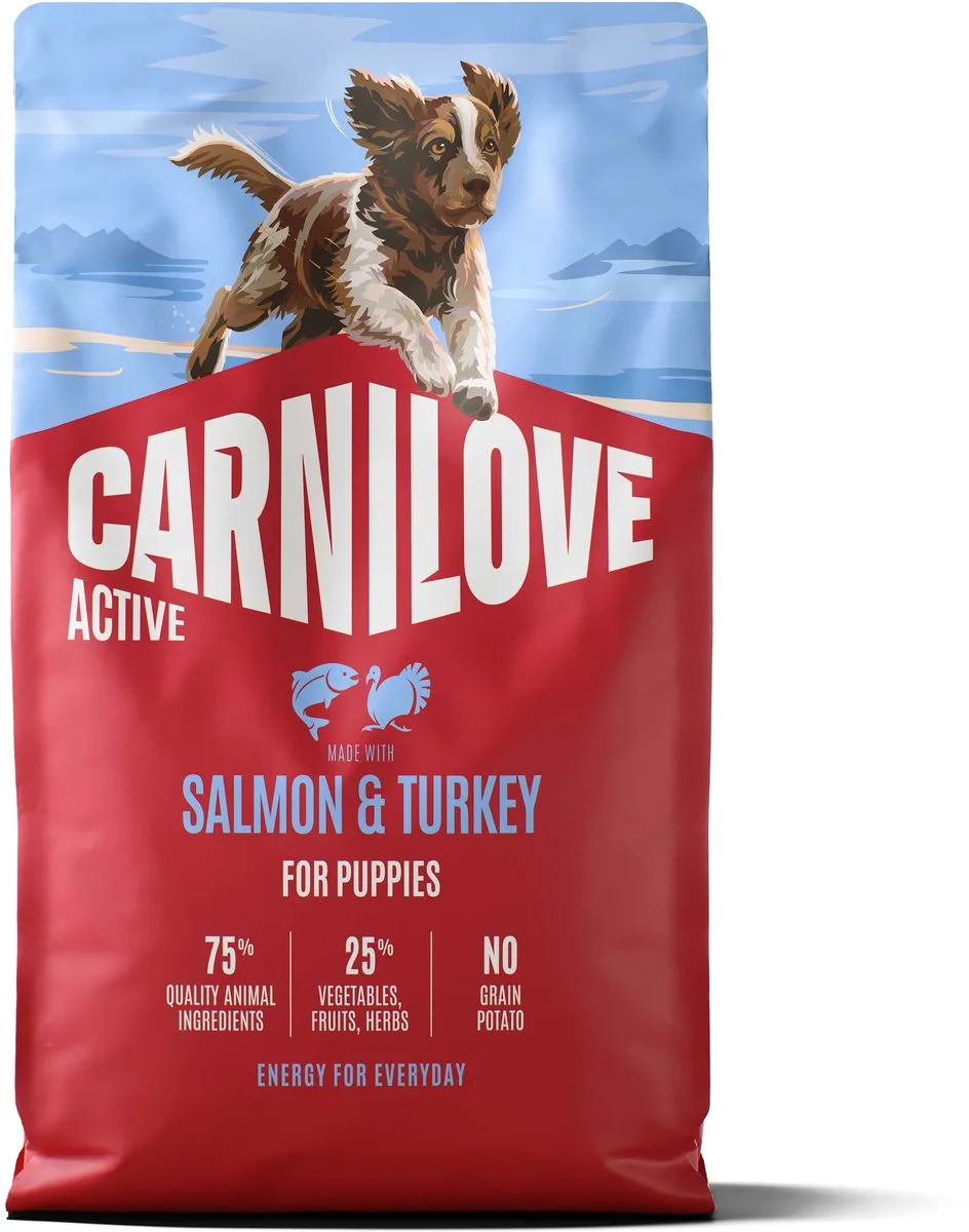 active puppy salmon / turkey de Carnilove – photo produit