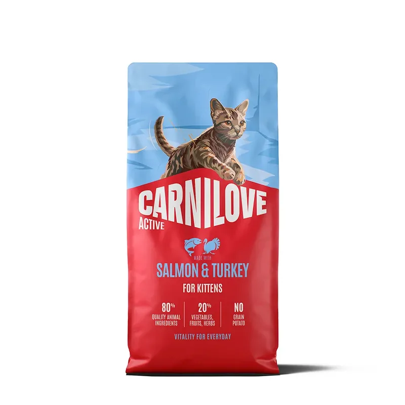 Nourriture Pour Chat Active Saumon Et Dinde Chatons 6kg de Carnilove – photo produit