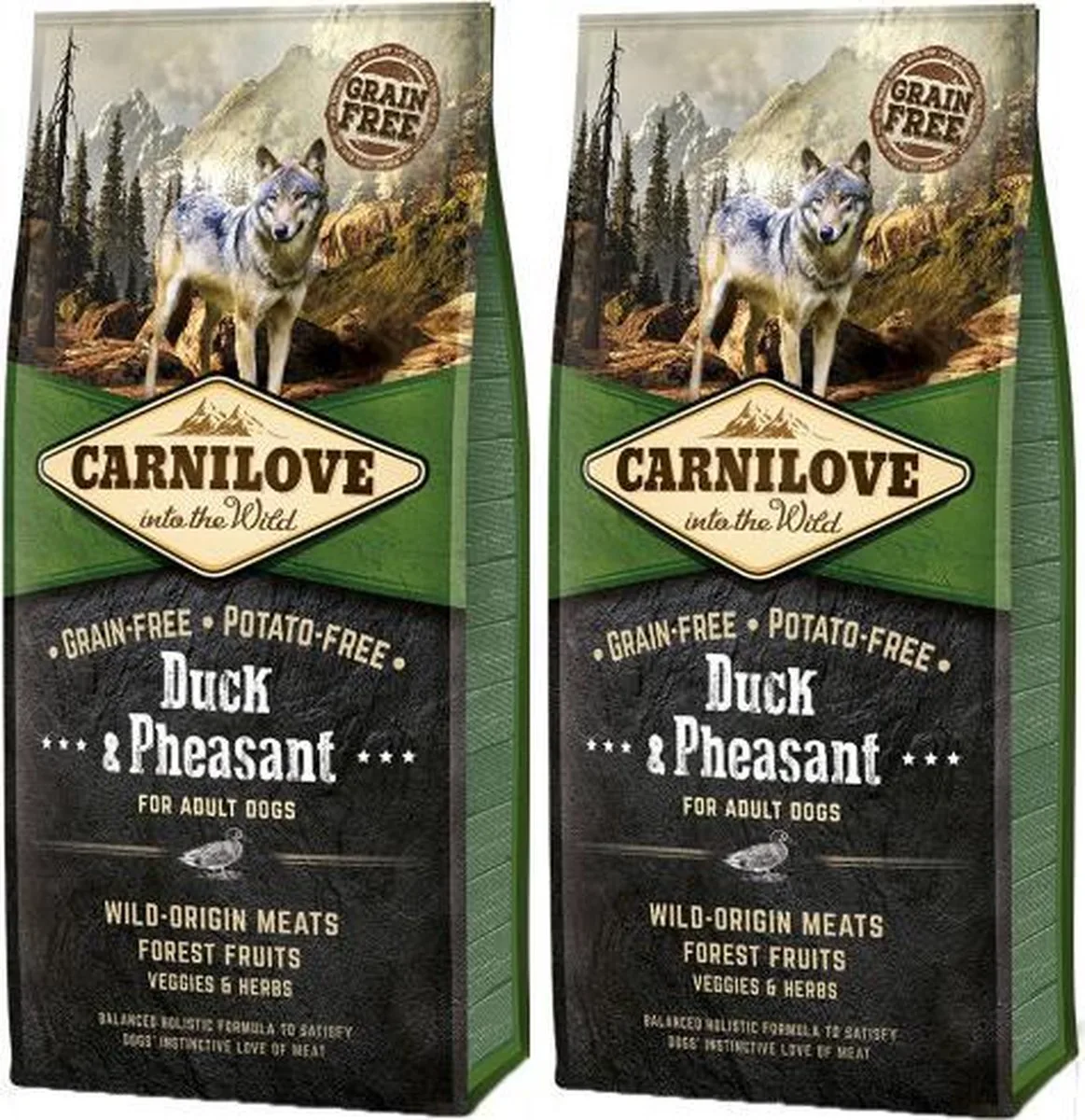 adult duck / pheasant dubbelpak 2x12 kg van Carnilove – productfoto
