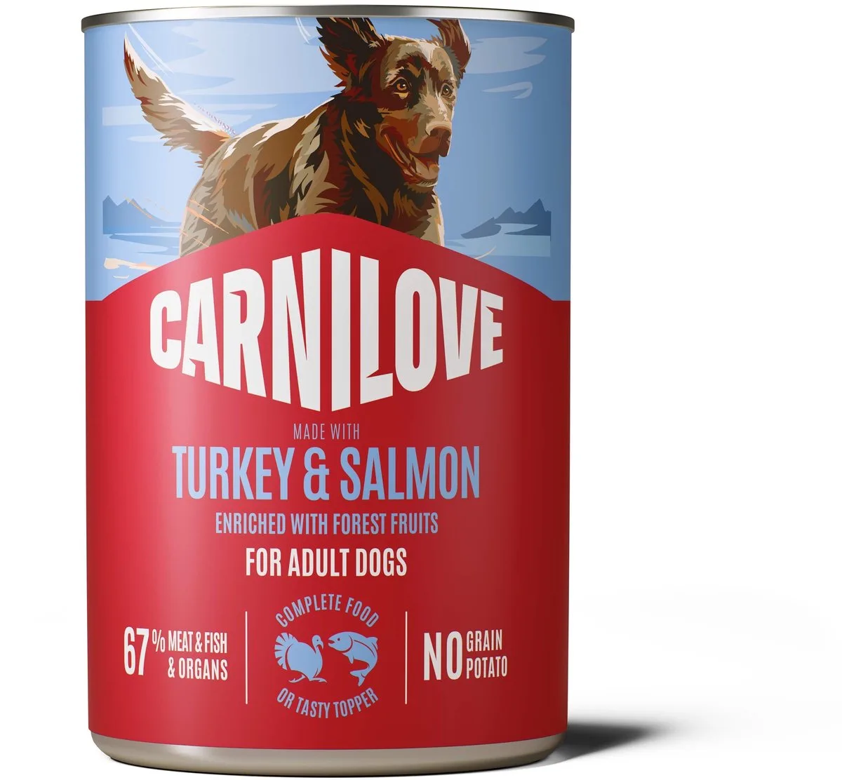 can salmon / turkey - 6x400 gr de Carnilove – photo produit