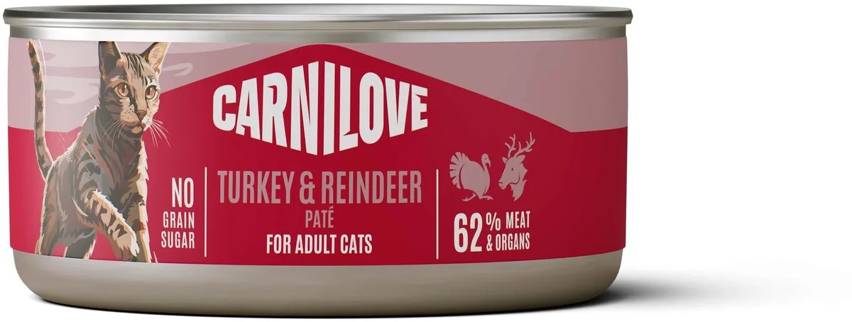 can turkey / reindeer - 12x100 gr von Carnilove – Produktfoto