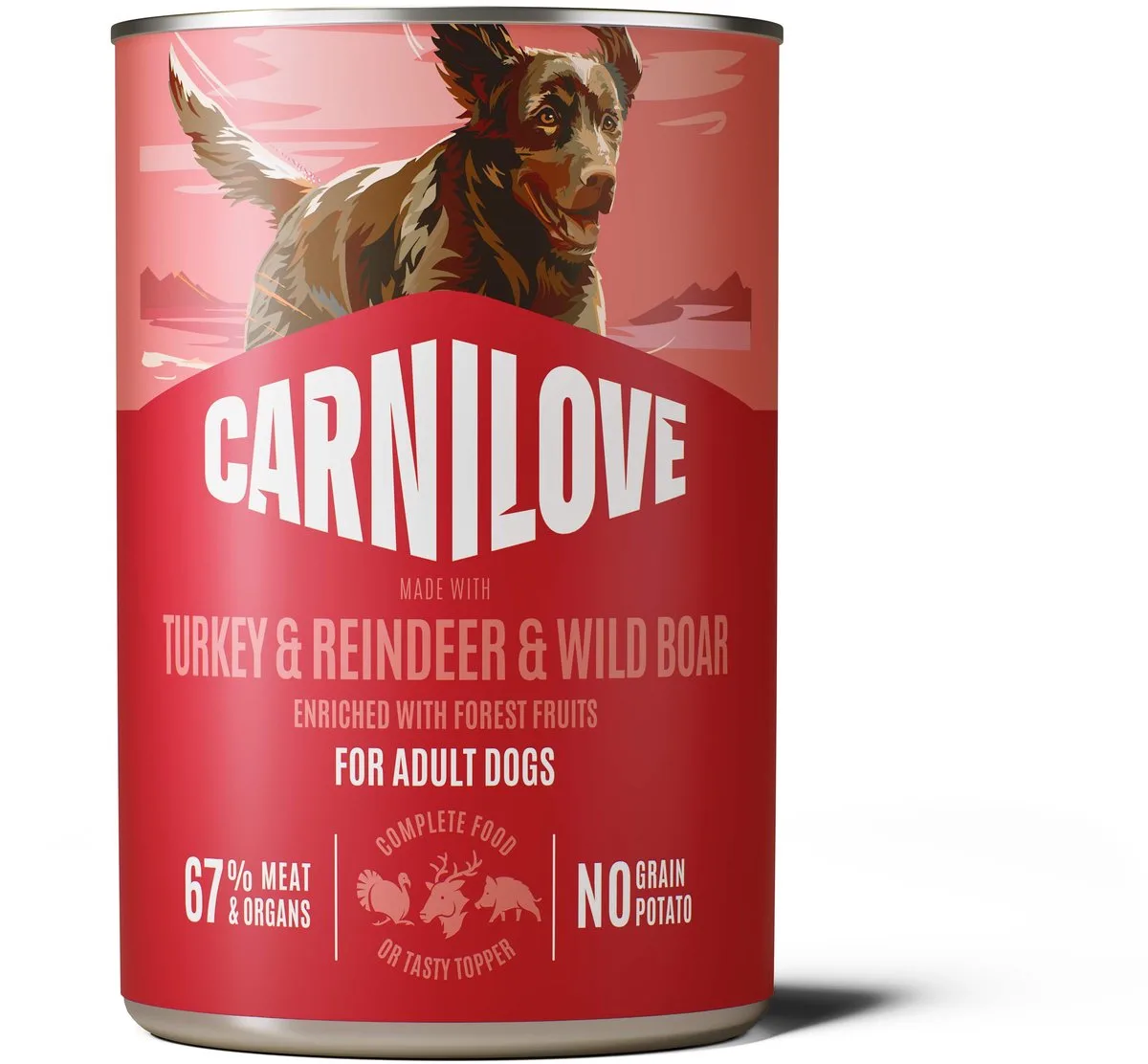 can turkey / reindeer / wild boar - 6x400 gr de Carnilove – photo produit