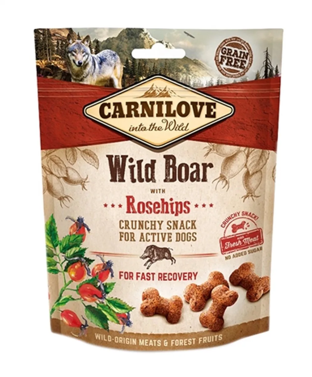Crunchy Snack Everzwijn - Graanvrij, Knapperig, 200g de Carnilove – photo produit