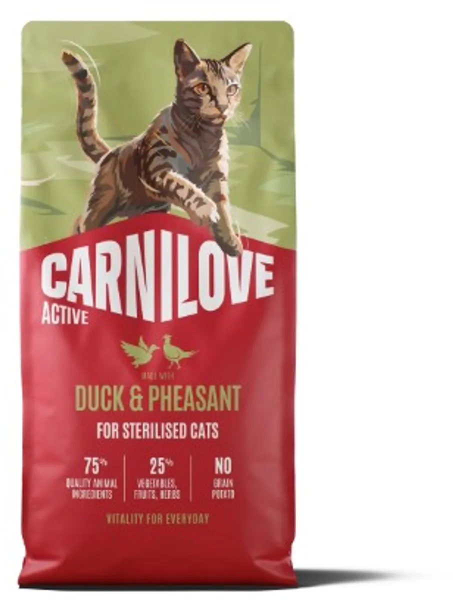 duck / pheasant for All breed sterilised adults - 6 kg - 1 stuks van Carnilove – productfoto