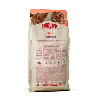 Véritable Nourriture Fraîche Pour Chiens Adultes Au Bœuf 12kg de Carnilove – photo produit 2 sur 2