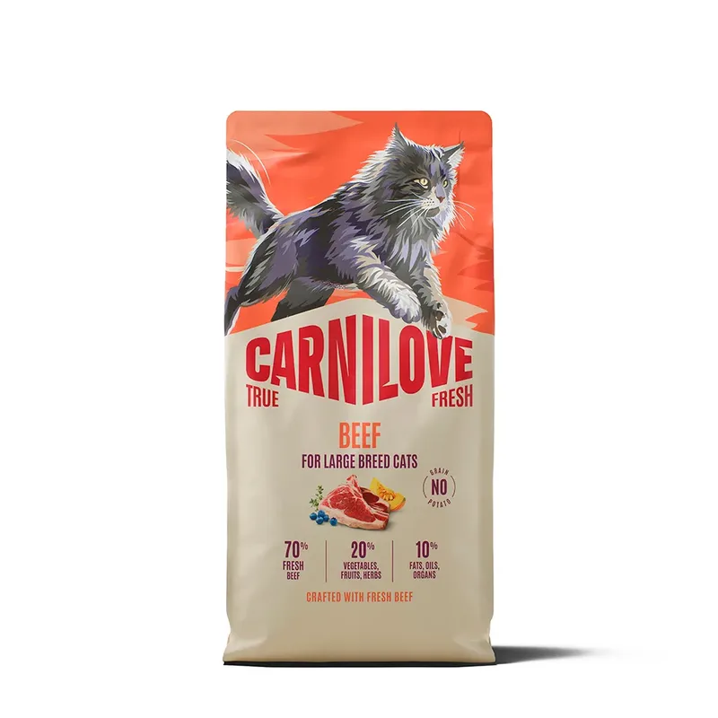 Echt Vers Rundvlees Kattenvoer Voor Volwassen Grote Rassen 6kg by Carnilove – product photo