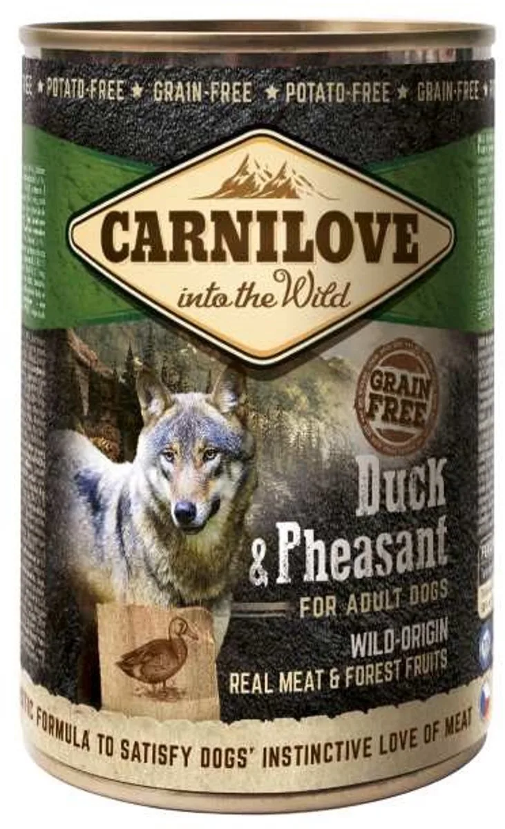 Eend & Fazant - Hondenvoer - 1 x 400 g de Carnilove – photo produit