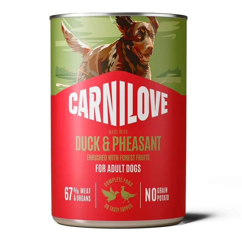 Pâté De Canard Et De Faisan Nourriture Humide Pour Chien 400g de Carnilove – photo produit