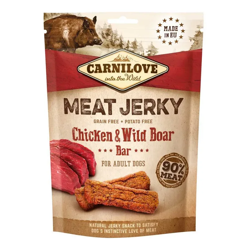 Gedroogd Kip En Wild Zwijn Hondenvoer 100 G by Carnilove – product photo