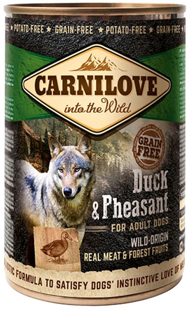Grain Free Duck & Pheasant Adult 400 gram - - Honden droogvoer by Carnilove – product photo
