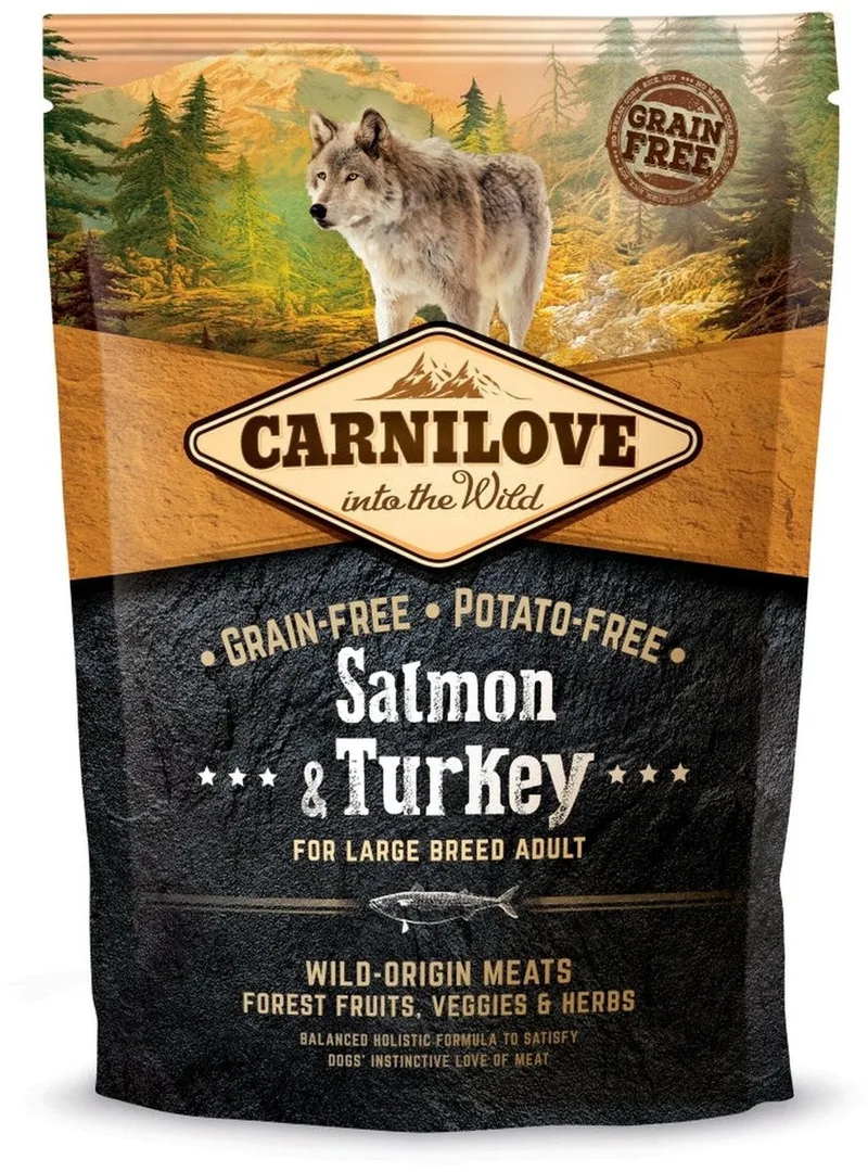Hondenvoer CARNILOVE - Zalm Kalkoen Graanvrij - 1.5kg voor Grote Rassen von Carnilove – Produktfoto