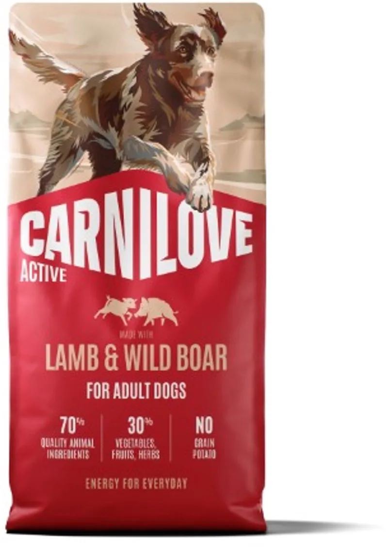 Hondenvoer Lam Wildzwijn 12kg - Graanvrij, Hoog Vleesgehalte, Met Groenten en Fruit von Carnilove – Produktfoto