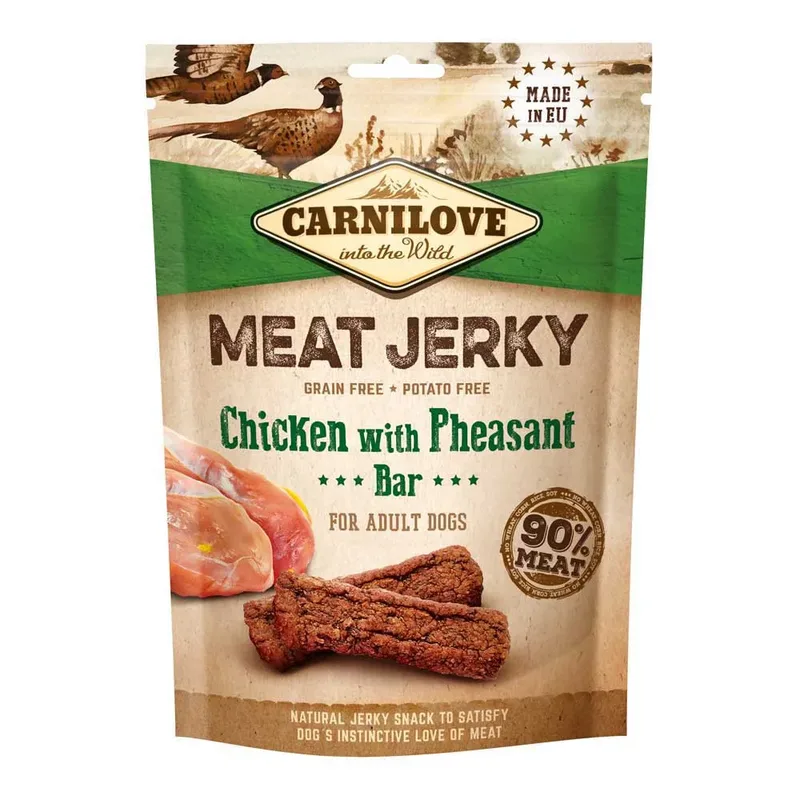 Nourriture Pour Chiens Au Poulet Faisan Et Viande Séchée 100 G de Carnilove – photo produit