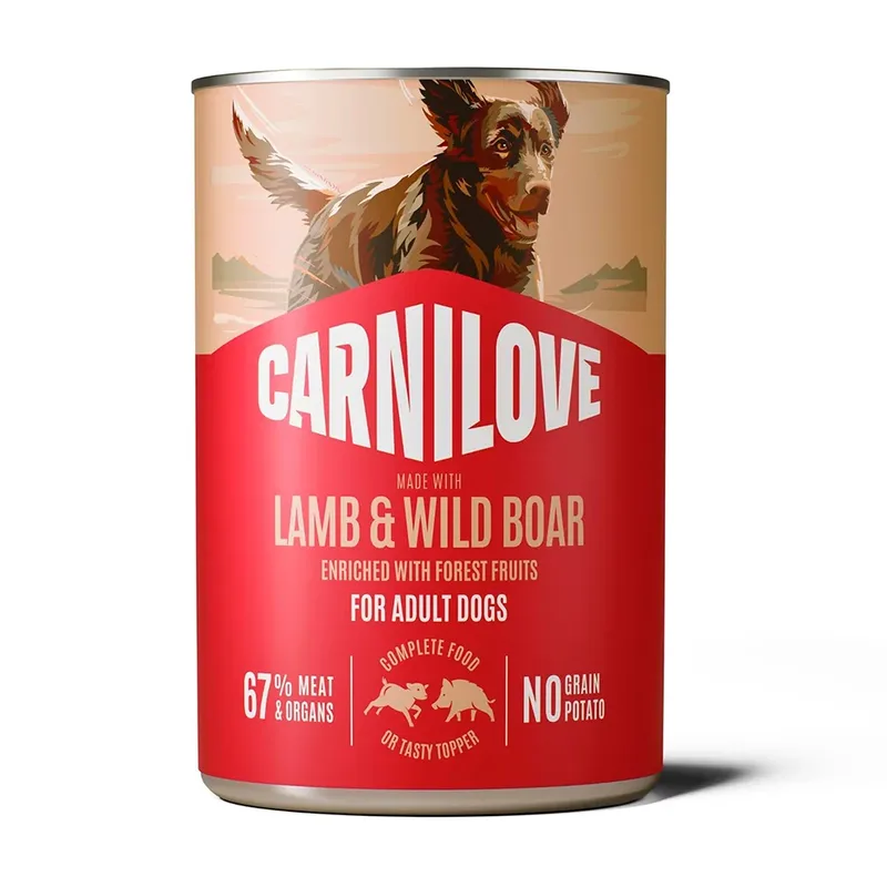 Lamm-und Wildschwein-pastete Nassfutter Für Hunde 400g von Carnilove – Produktfoto