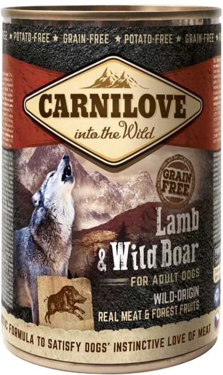 Lam & Wild Zwijn - Hondenvoer - 1 x 400 g von Carnilove – Produktfoto