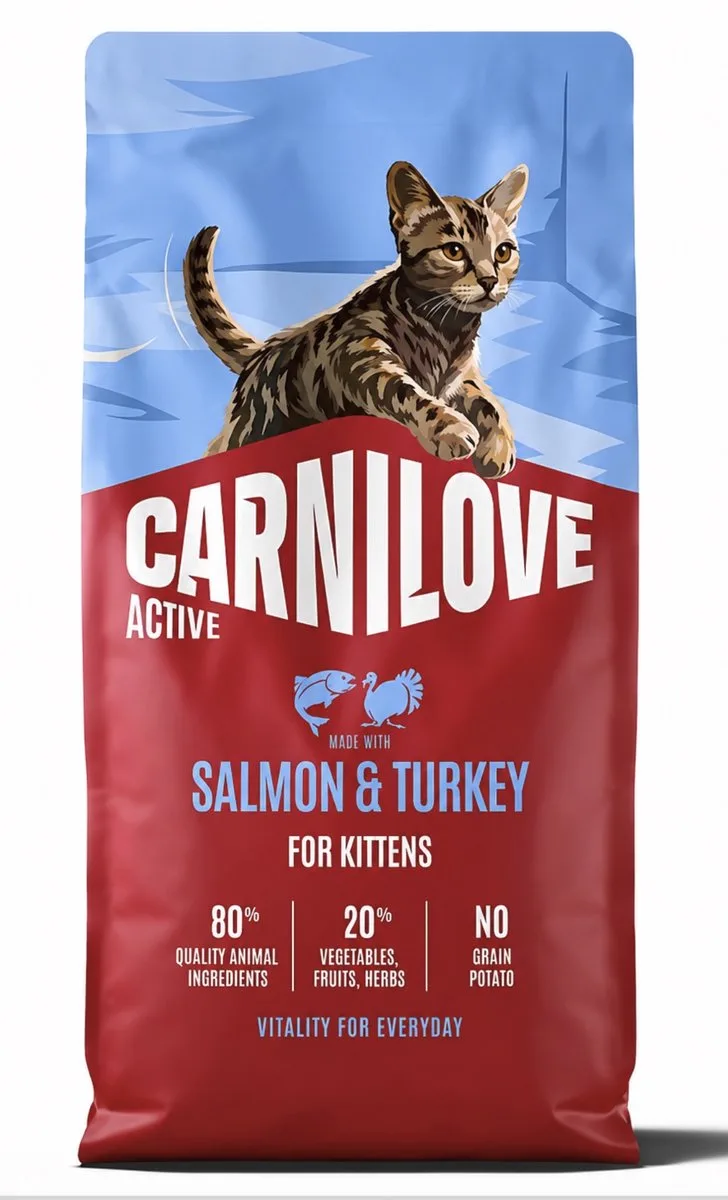 salmon / turkey kittens - 6 kg - 1 stuks van Carnilove – productfoto