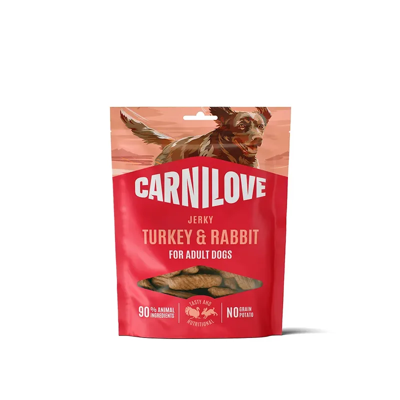 Snack Séché Pour Chien Dinde Et Lapin 100g by Carnilove – product photo 1 of 2