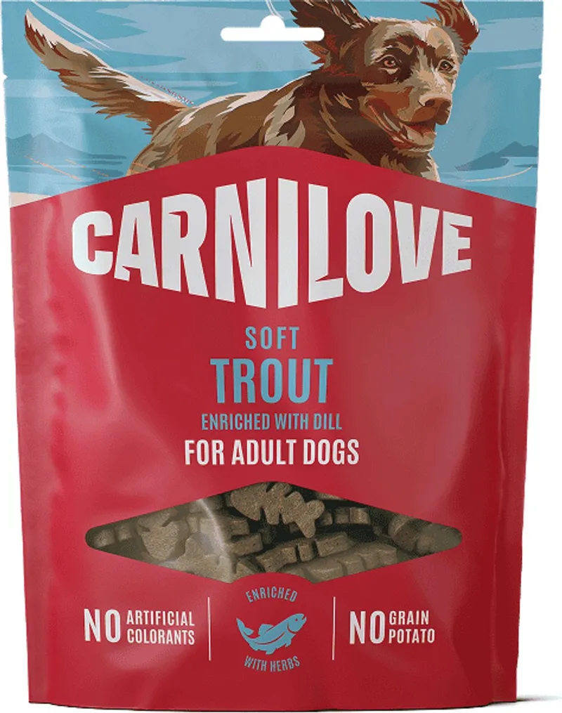 Weiche Forelle Mit Dill Hundesnack 200g von Carnilove – Produktfoto