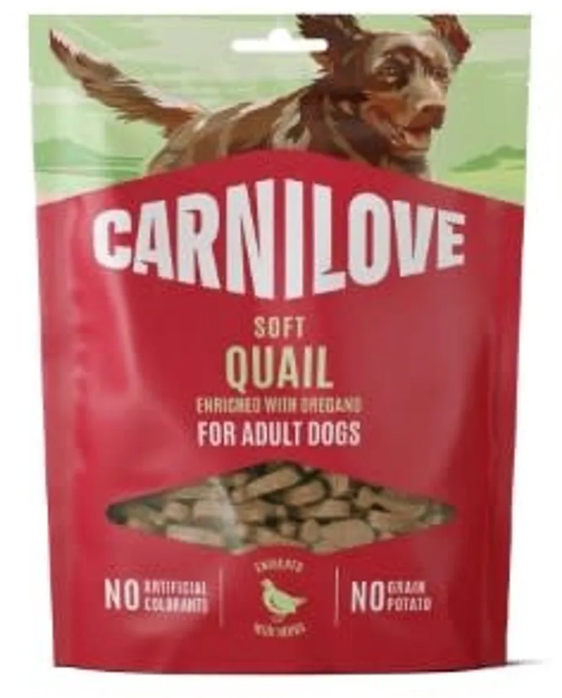 Weicher Wachtel-hundesnack Mit Oregano 200g von Carnilove – Produktfoto