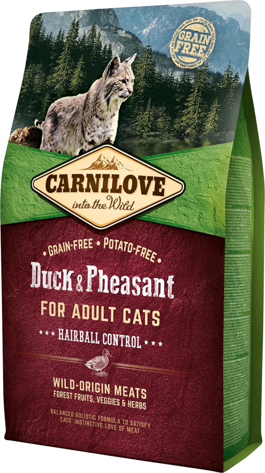 Trockenfutter Duck & Pheasant - Adult - 2 kg från Carnilove – produktbild