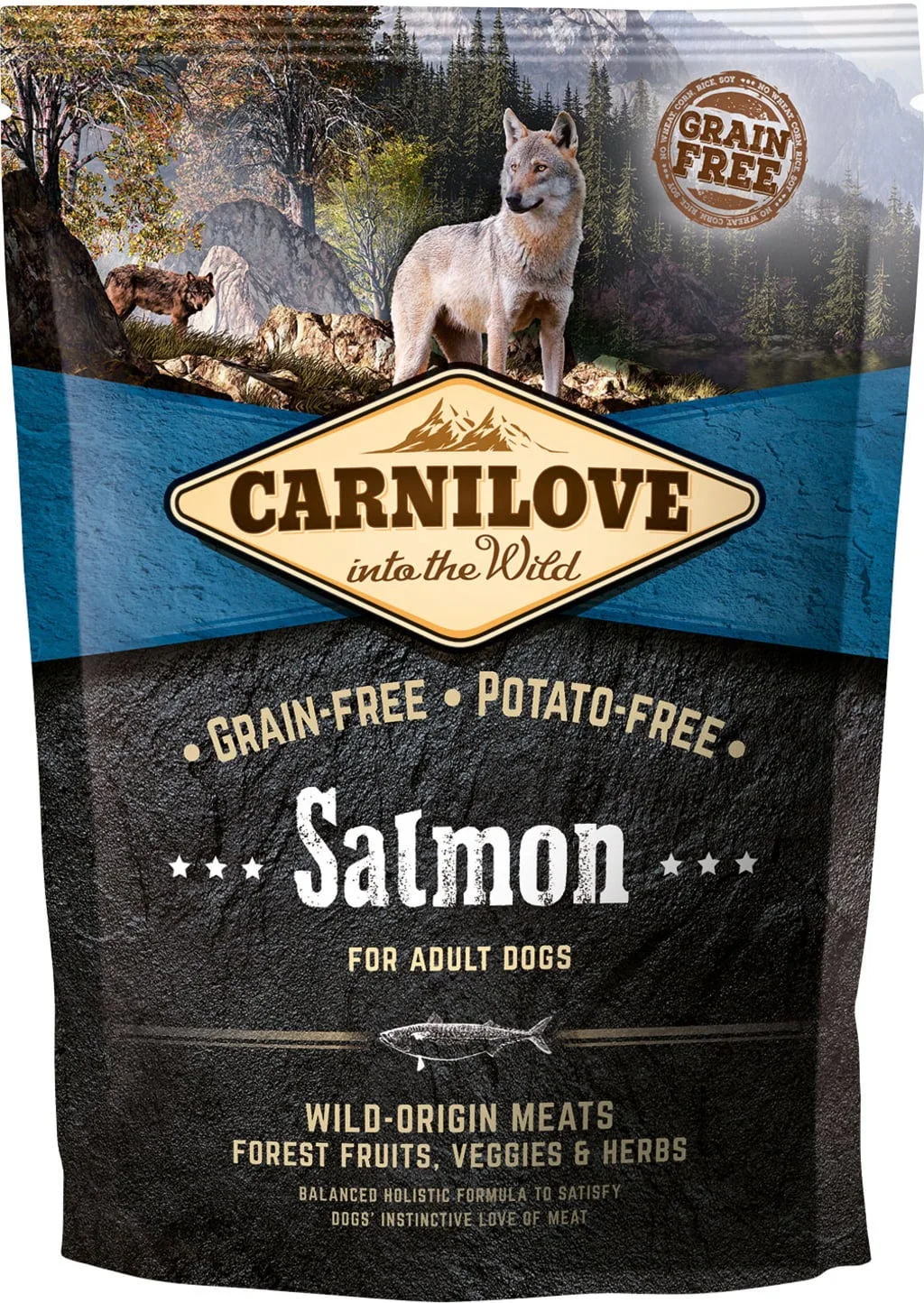 Trockenfutter Salmon - Adult - 1,5 kg fra Carnilove – produktbillede