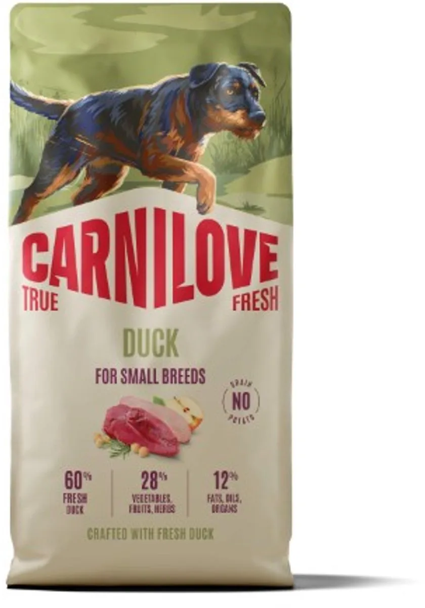 TRUE FRESH - Dog - Duck for Adult Small Breeds 12 kg van Carnilove – productfoto