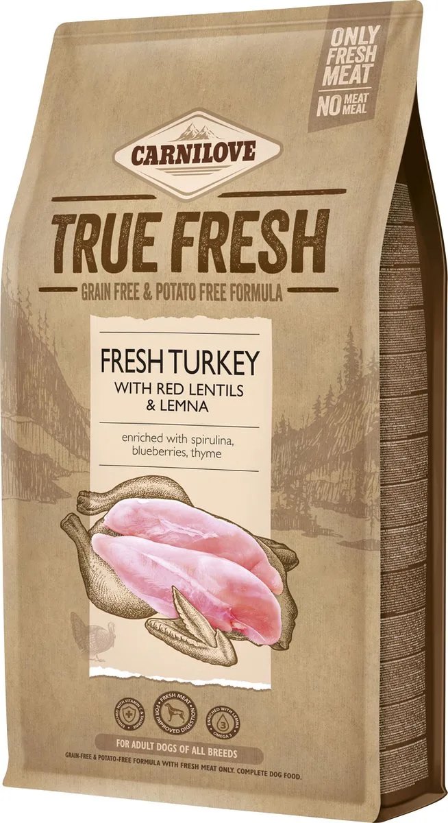 True Fresh Turkey 11,4 kg de Carnilove – photo produit
