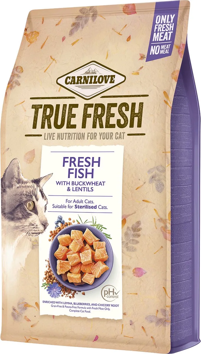 True Fresh Vis adult Cats 4,8 kg van Carnilove – productfoto