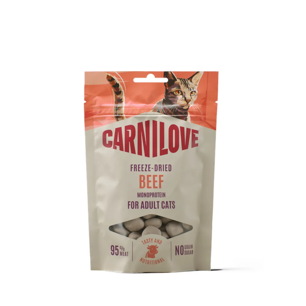 Voordeelpak: 4x 40g Carnilove Cat Freeze Dried Kalkoen Katten­snacks van Carnilove – productfoto