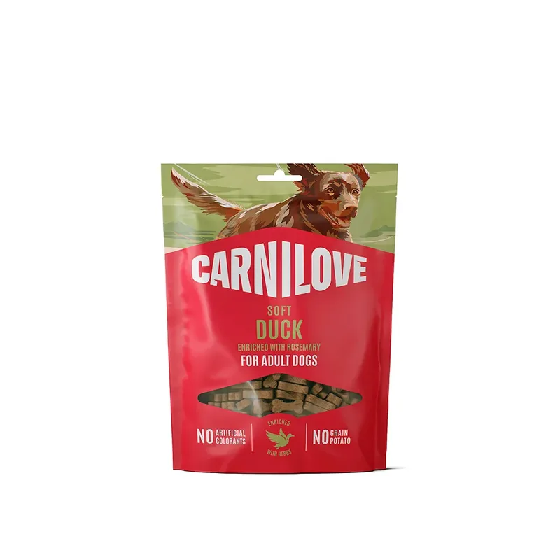 Weicher Enten-hundesnack Mit Rosmarin 200g von Carnilove – Produktfoto