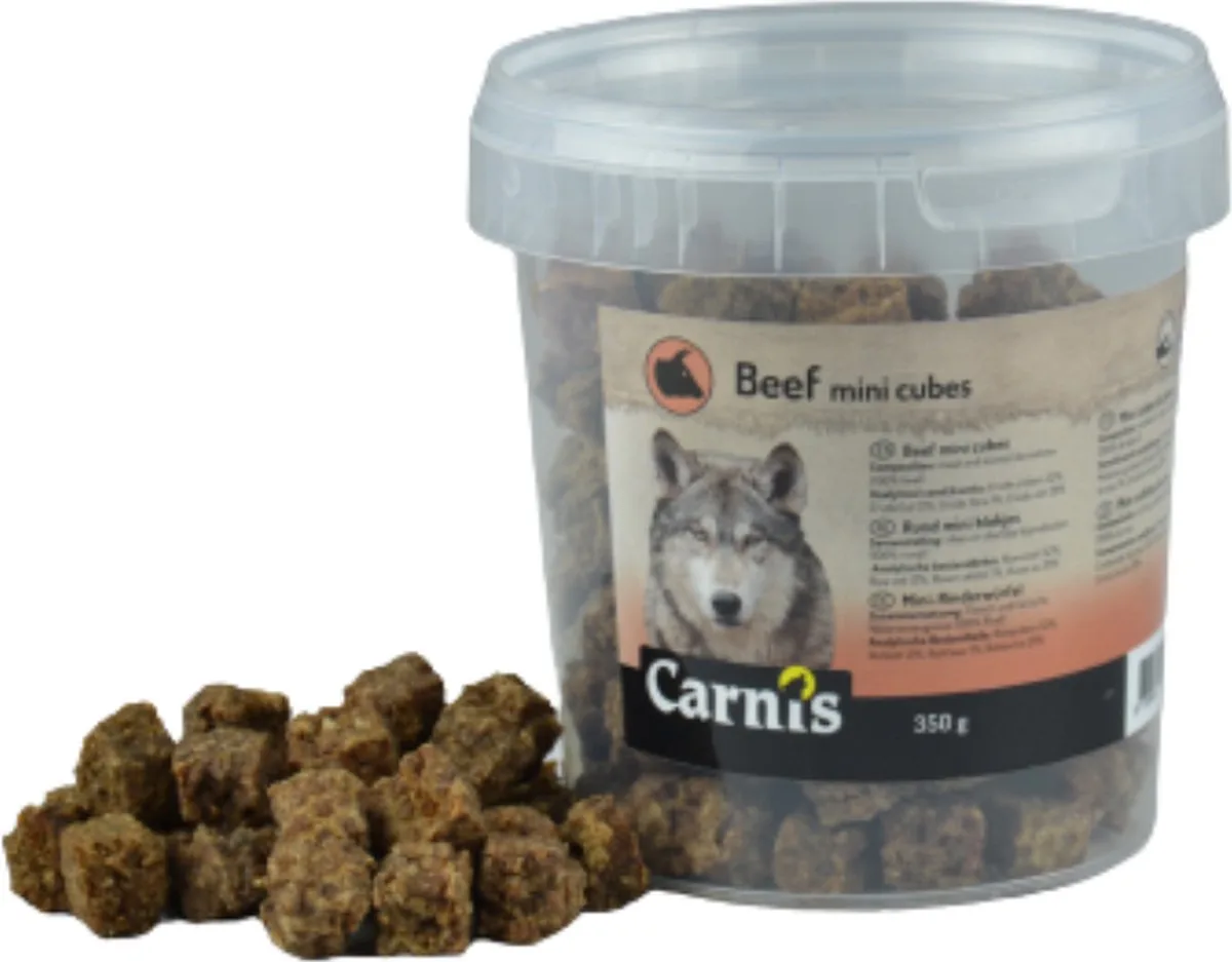 Blokjes Rund Mini 350 gram - Hond van Carnis – productfoto