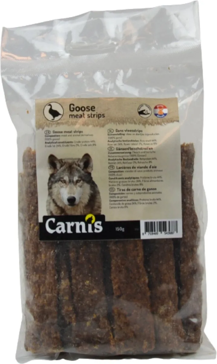 Gans Vleesstrips 150 g van Carnis – productfoto