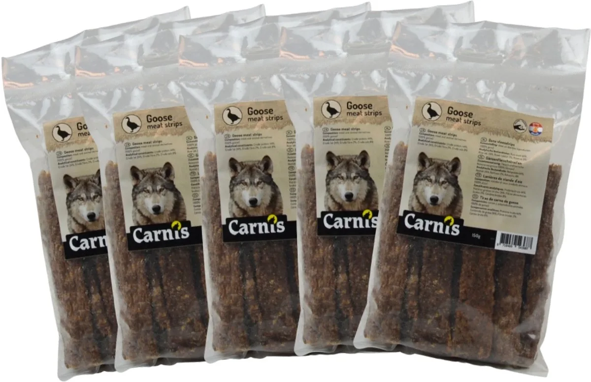 Gans vleesstrips 5 x 150g de Carnis – photo produit