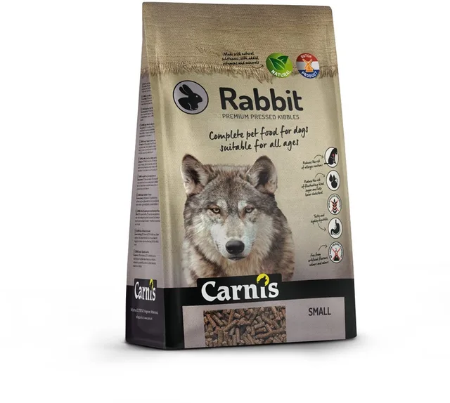 Geperst - Hondenvoeding - Konijn - Small - 2KG - 1ST