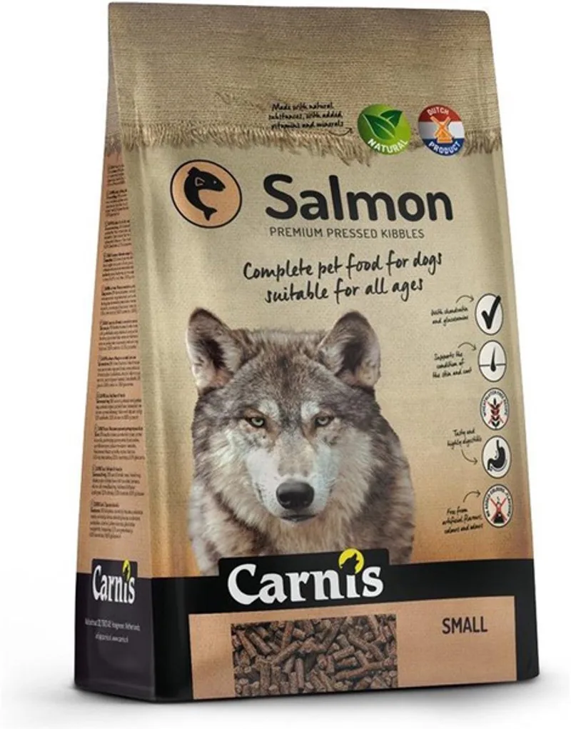 Hond - Droogvoer - Small - Zalm - 2 kg - 1ST by Carnis – product photo