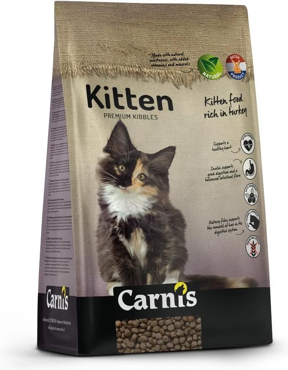 Kat - Kittenbrok - 1 kg - vanaf 4 weken tot 12 maanden - 1ST de Carnis – photo produit