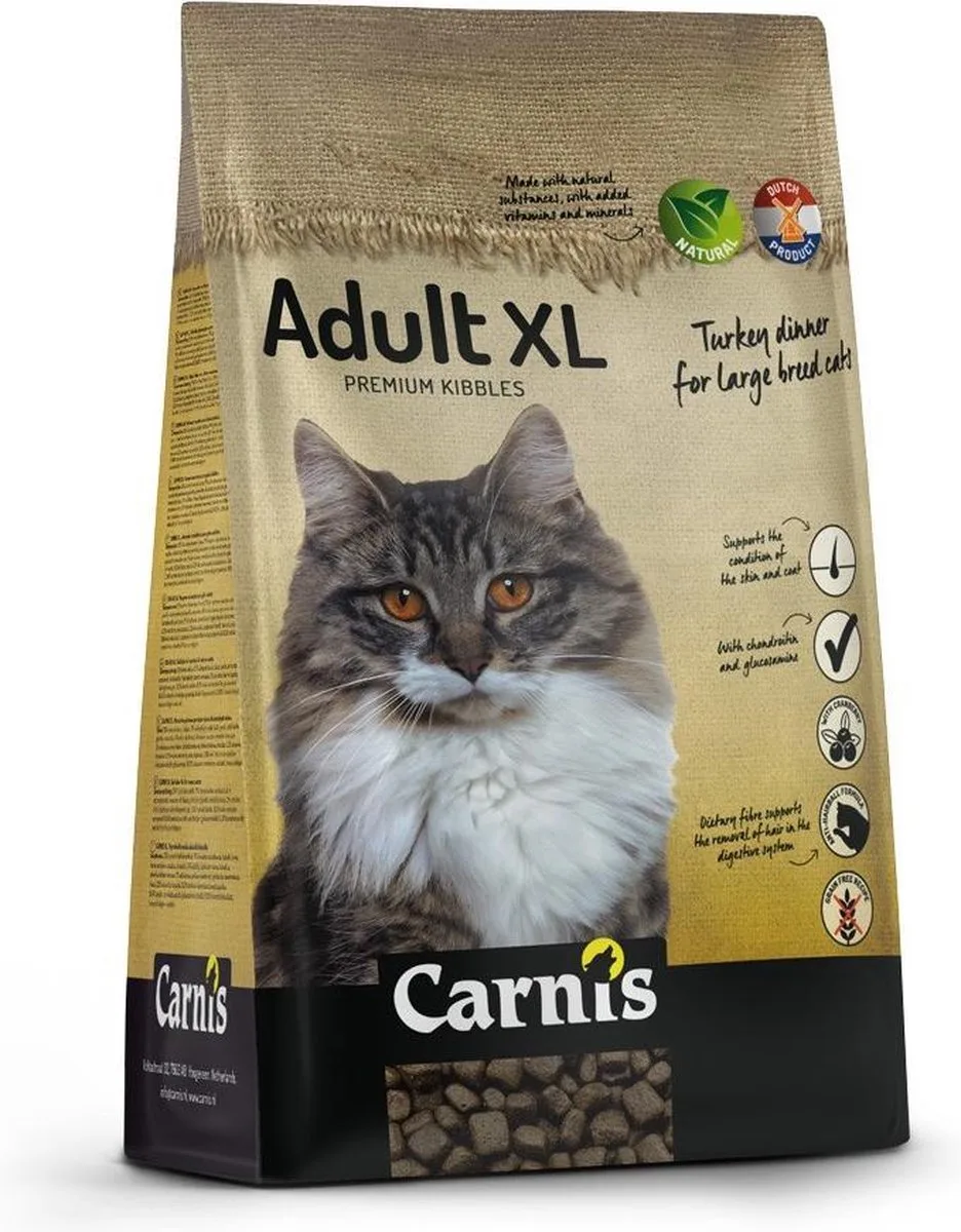 Kattenbrok kalkoen XL , 1 kg van Carnis – productfoto