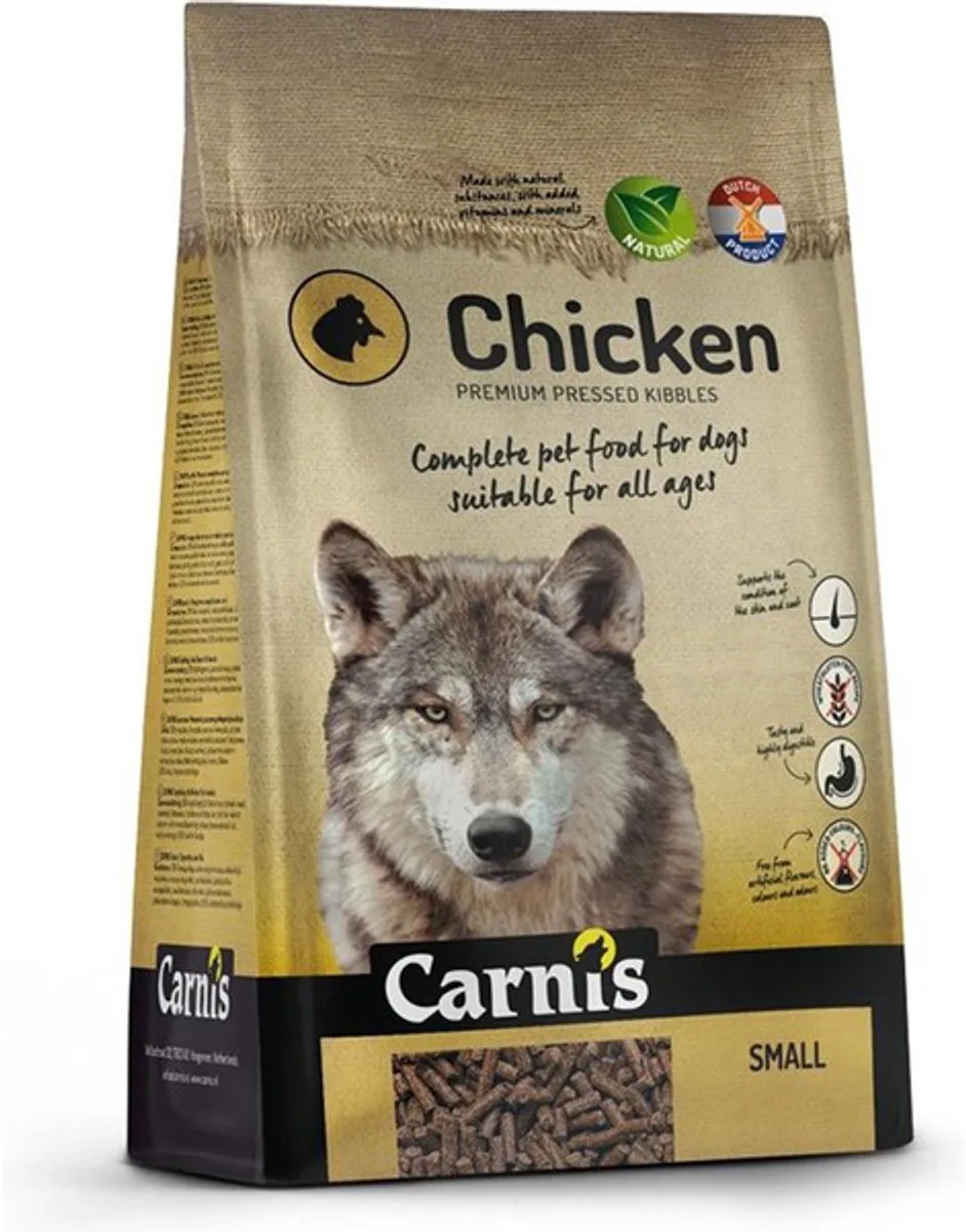 Kip – SMALL - Tarwe Glutenvrij 2 KG de Carnis – photo produit