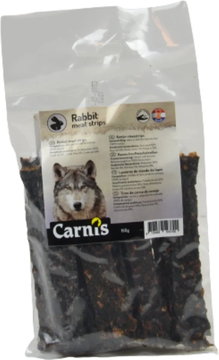 Konijn Vleesstrips 150 g von Carnis – Produktfoto