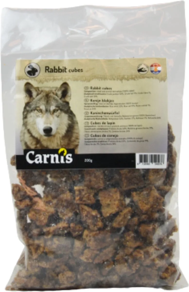 Konijnen Blokjes 200 gram von Carnis – Produktfoto