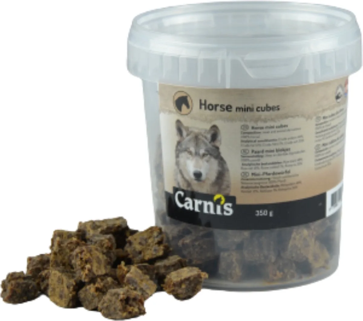 Paard Mini Blokjes 350 g de Carnis – photo produit