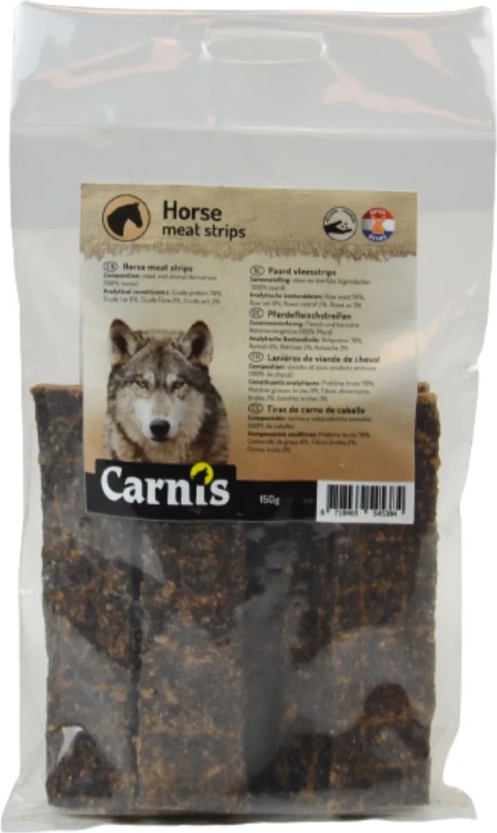 Paard Vleesstrips 150 g de Carnis – photo produit