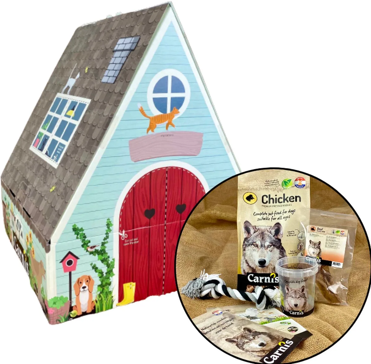 puppy foodbox & playhouse kip small von Carnis – Produktfoto