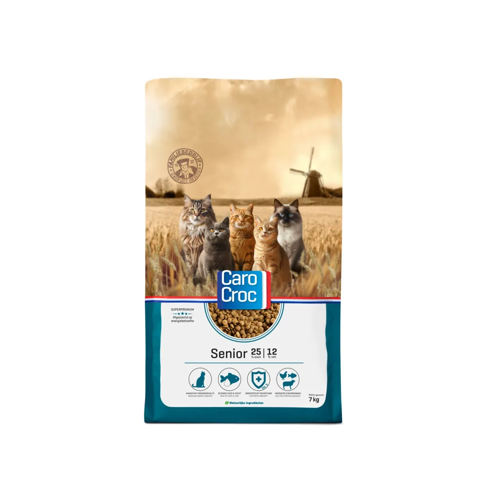 Kattenvoer Droog Senior 7 kg de CaroCroc – photo produit