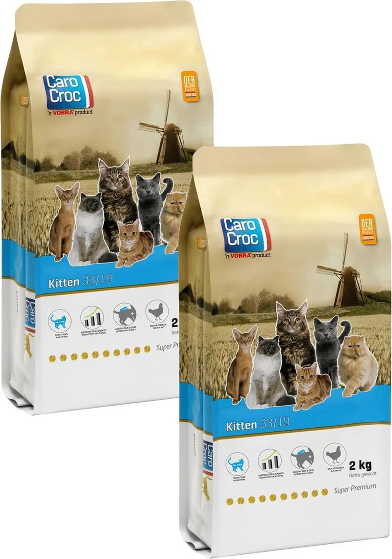 Kitten - Kattenvoer - 2 x 2 kg by CaroCroc – product photo